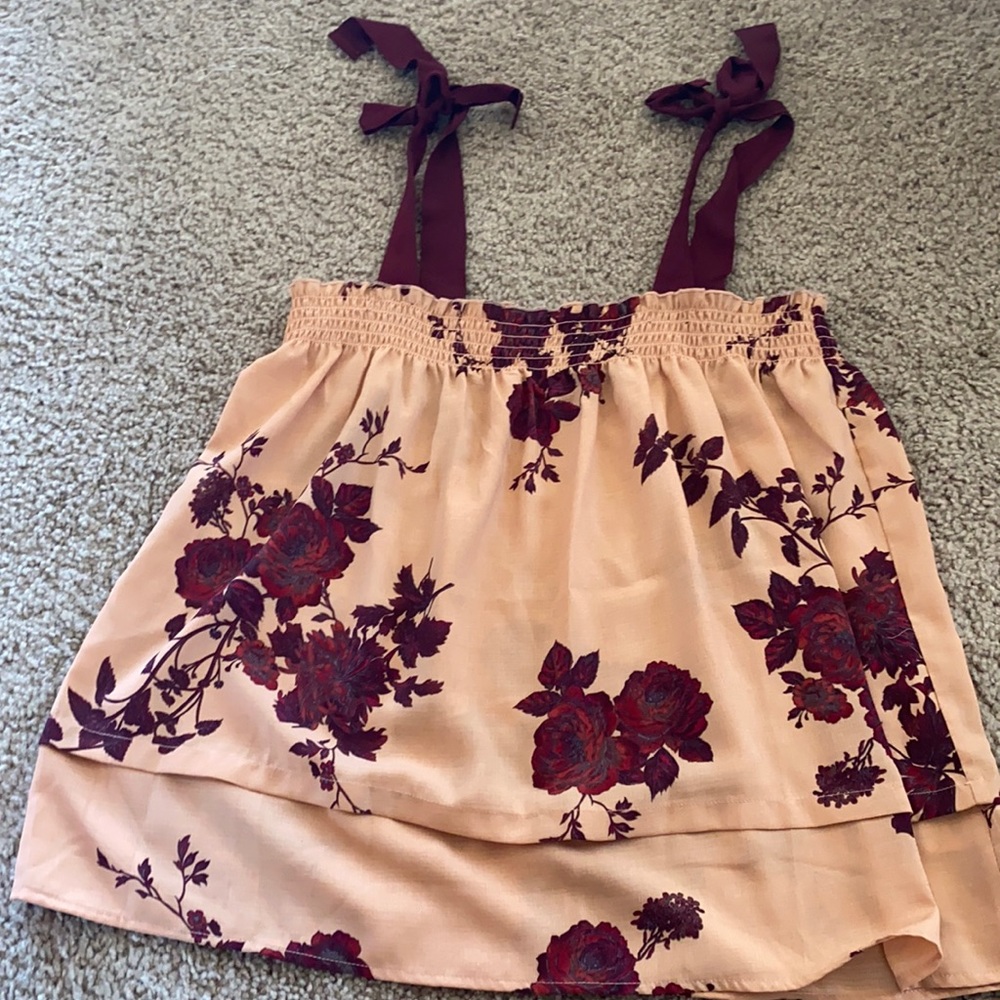 Flower dress tank